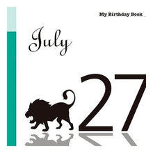 画像をギャラリービューアに読み込む, マイ・バースデー・ブック　７月２７日
