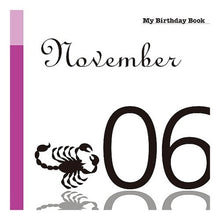 画像をギャラリービューアに読み込む, マイ・バースデー・ブック　１１月６日
