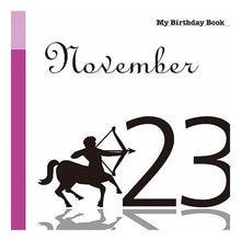 画像をギャラリービューアに読み込む, マイ・バースデー・ブック　１１月２３日

