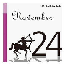 画像をギャラリービューアに読み込む, マイ・バースデー・ブック　１１月２４日
