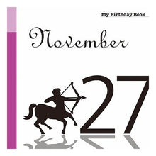 画像をギャラリービューアに読み込む, マイ・バースデー・ブック　１１月２７日
