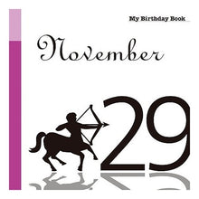 画像をギャラリービューアに読み込む, マイ・バースデー・ブック　１１月２９日
