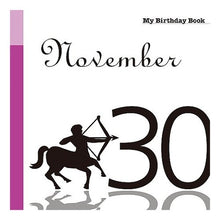 画像をギャラリービューアに読み込む, マイ・バースデー・ブック　１１月３０日

