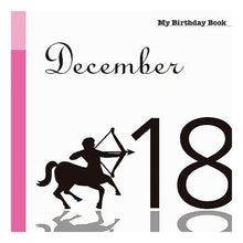 画像をギャラリービューアに読み込む, マイ・バースデー・ブック　１２月１８日
