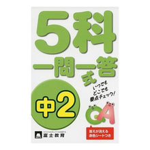 画像をギャラリービューアに読み込む, 中２　５科一問一答式
