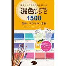 画像をギャラリービューアに読み込む, 混色パーフェクトレシピ１５００　油彩・ア
