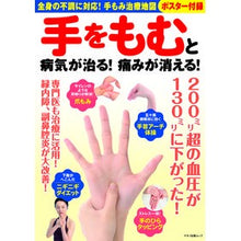 画像をギャラリービューアに読み込む, 手をもむと病気が治る！痛みが消える！
