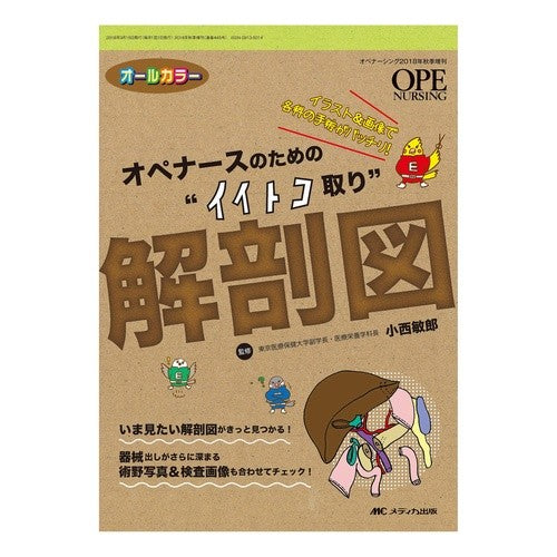 オペナースのための“イイトコ取り”解剖図 Toshiro Konishi Anatomical diagram of “good points” for operating nurses