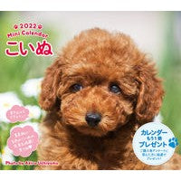 画像をギャラリービューアに読み込む, ミニカレンダー　’２２　こいぬ
