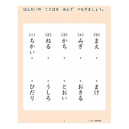 七田式・知力ドリル４，５歳　ちえ　改訂版 Shichida Style Intellectual Drill for 4 and 5 Years Old Chie Revised Edition
