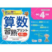 画像をギャラリービューアに読み込む, 算数習熟プリント　小学４年生　大判サイズ
