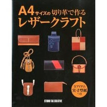 画像をギャラリービューアに読み込む, Ａ４サイズの切り革で作るレザークラフト
