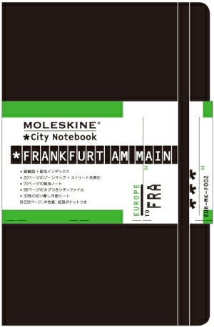 【30%OFF・期間限定】 MOLESKINE ﾓﾚｽｷﾝ(ﾓｰﾙｽｷﾝ) ﾉｰﾄ A6 CN New ｼﾃｨﾉｰﾄﾌﾞｯｸ  FRANKFURT ﾌﾗﾝｸﾌﾙﾄ 連絡帳 自由帳 方眼 横罫 a5 b5 b6 かわいい ﾉｰﾄ  ｽｹｼﾞｭｰﾙ帳 手帳のﾀｲﾑｷｰﾊﾟｰ :9784903964119