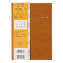 Load image into Gallery viewer, JMAM Japan Management Association Management Center 2026 January Start Planner A5 6474 NOLTY Access A5 Monthly Monday Start Camel 2026 Efficiency Diary Simple Business Schedule Book Planner Timekeeper :9784800549440
