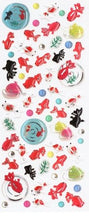 画像をギャラリービューアに読み込む, ＃アクティブコーポレーション シール 夏柄ドロップシール 金魚 4990012815944
