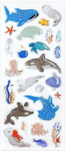 画像をギャラリービューアに読み込む, ＃アクティブコーポレーション シール 夏柄ドロップシール 海の動物 ももろ 4990012816187
