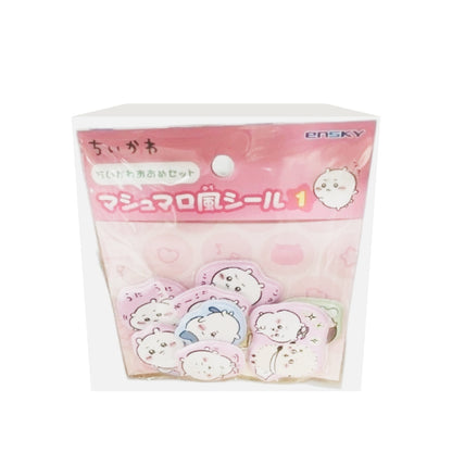 ちいかわ ダイカットシール マシュマロ風シール1 エンスカイ シール :4970381809201 3D