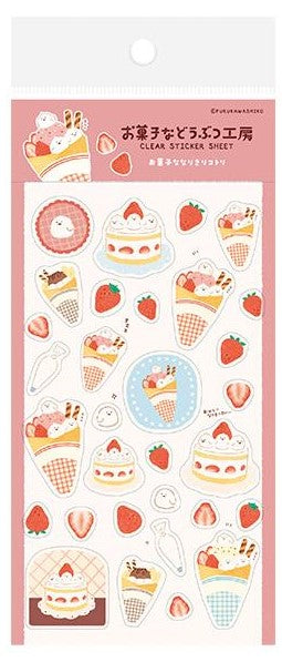 ＃古川紙工 シール 透明シールシート お菓子などうぶつ工房 なりきりコトリ 4952270337743