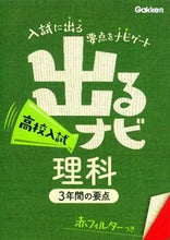 画像をギャラリービューアに読み込む, #学研プラス #出るナビ高校入試理科
