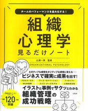 Load image into Gallery viewer, #山浦一保監修 #組織心理学見るだけノート
