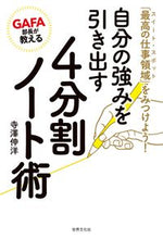 画像をギャラリービューアに読み込む, ＃寺澤　伸洋　著 ＃自分の強みを引き出す４分割ノート術 ﾃﾗｻﾜﾉﾌﾞﾋﾛ :9784418206063
