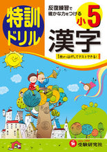 画像をギャラリービューアに読み込む, ＃小学５年　漢字　特訓ドリル :9784424203254
