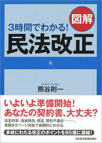 ＃熊谷　則一　著 ＃３時間でわかる！　図解　民法改正 ｸﾏｶﾞｲﾉﾘｶｽﾞ :9784532321352