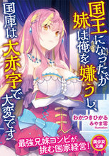 画像をギャラリービューアに読み込む, ＃わかつき　ひかる　著 ＃国王になったが妹は俺を嫌うし、国庫は大赤 ﾜｶﾂｷﾋｶﾙ :9784829621080
