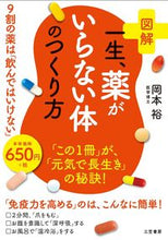 画像をギャラリービューアに読み込む, ＃岡本　裕　著 ＃図解　一生、薬がいらない体のつくり方 ｵｶﾓﾄﾕﾀｶ :9784837927518
