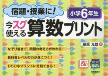 Load image into Gallery viewer, 藤原光雄 / 今スグ使える算数プリント小学６年生
